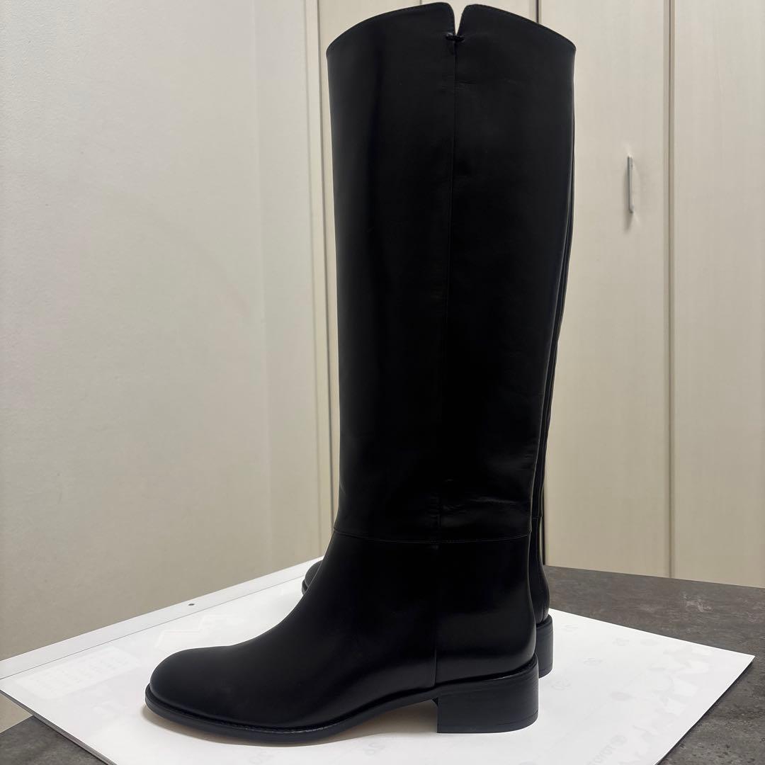 極美品　MARGARET HOWELLマーガレットハウエル ロングブーツ 厚底