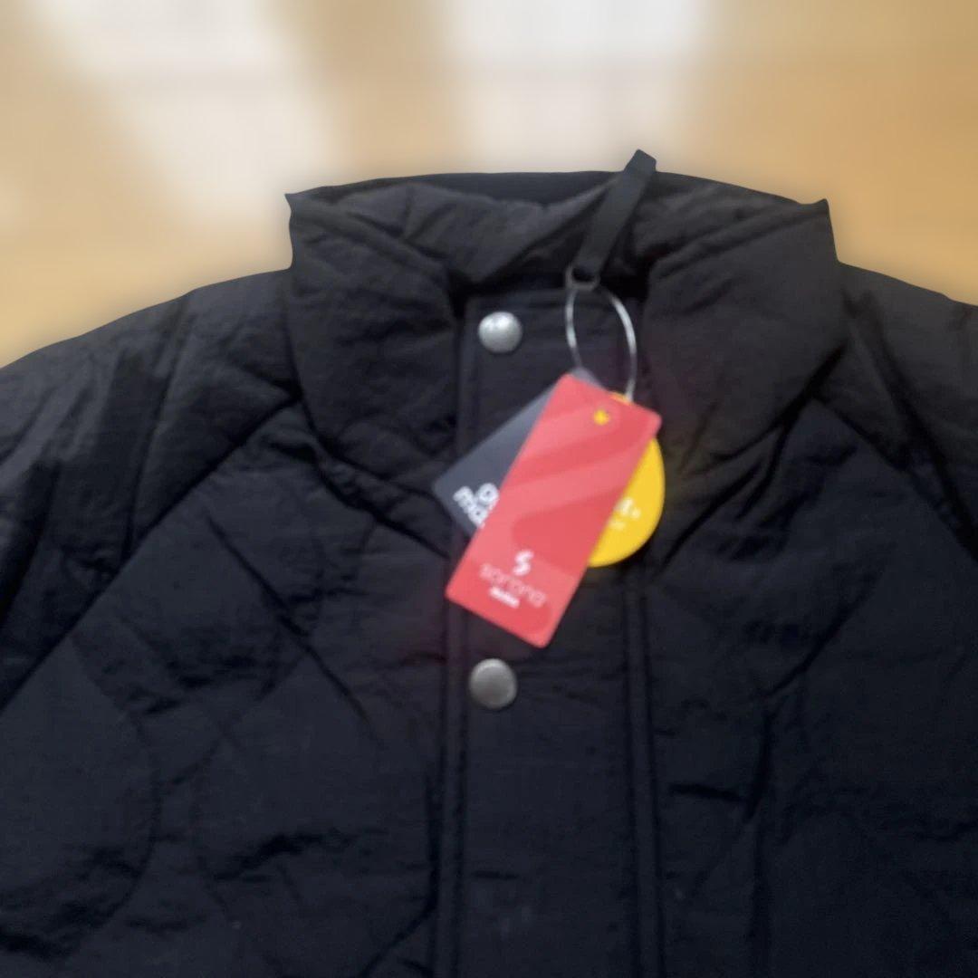 gymmasterブラックキルティングジャケット M 新品タグ付き