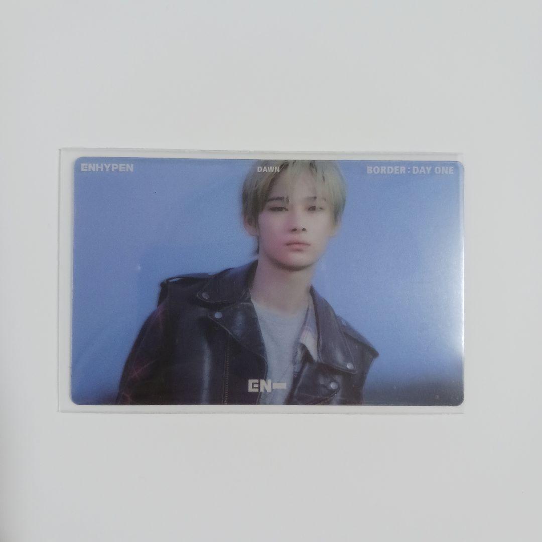 ENHYPEN BORDER:DAY ONE ラキドロ 透明トレカ ニキ