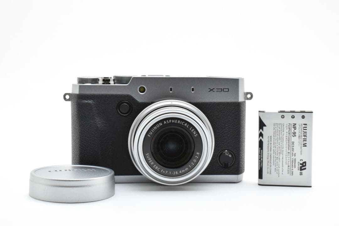 FUJIFILM X30 シルバー コンパクトデジタルカメラ コンデジ 動作品