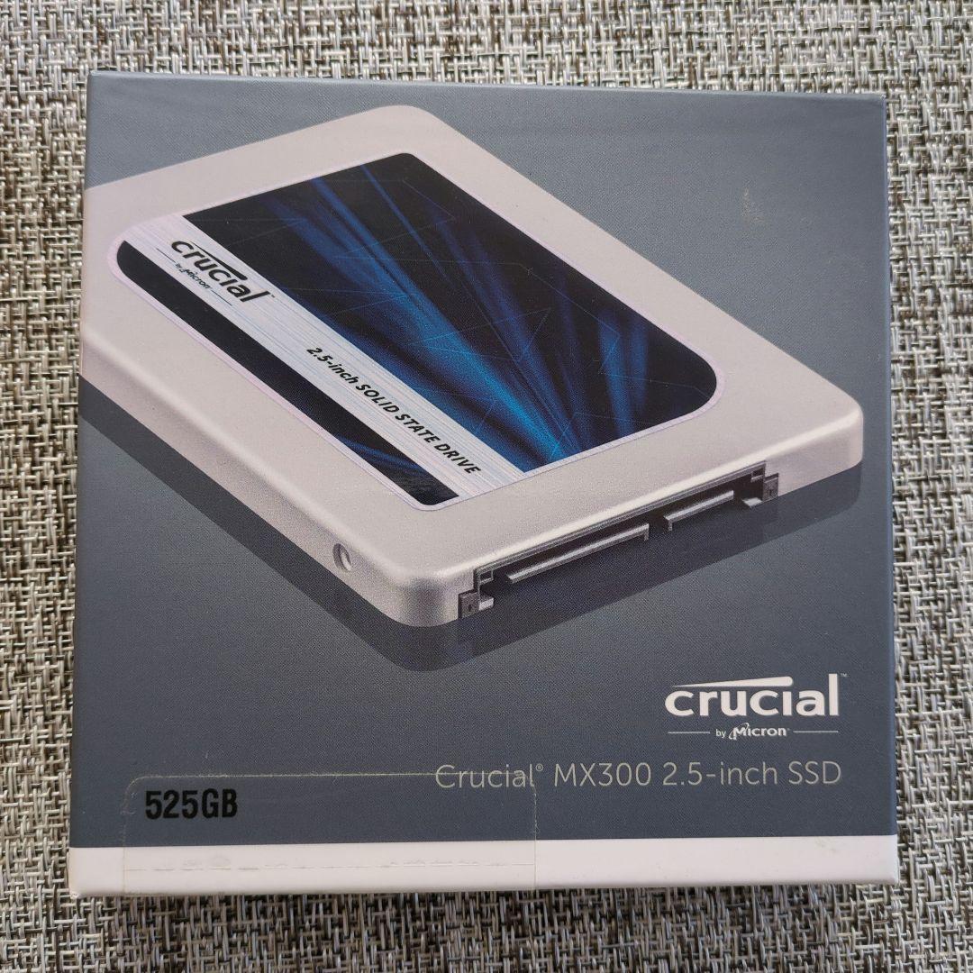 crucial MX300 SSD 525GB (未開封)