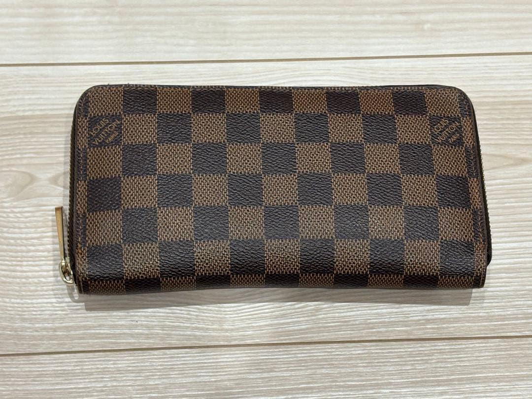 極美品　ルイヴィトンジッピーウォレット　ダミエ　メンズ　レディース　岡山高島屋店