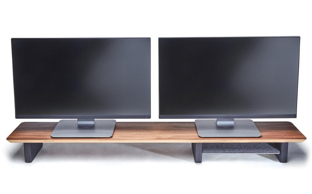 grovemade デスクシェルフ　Lサイズ ウォルナット（トレイ付き）