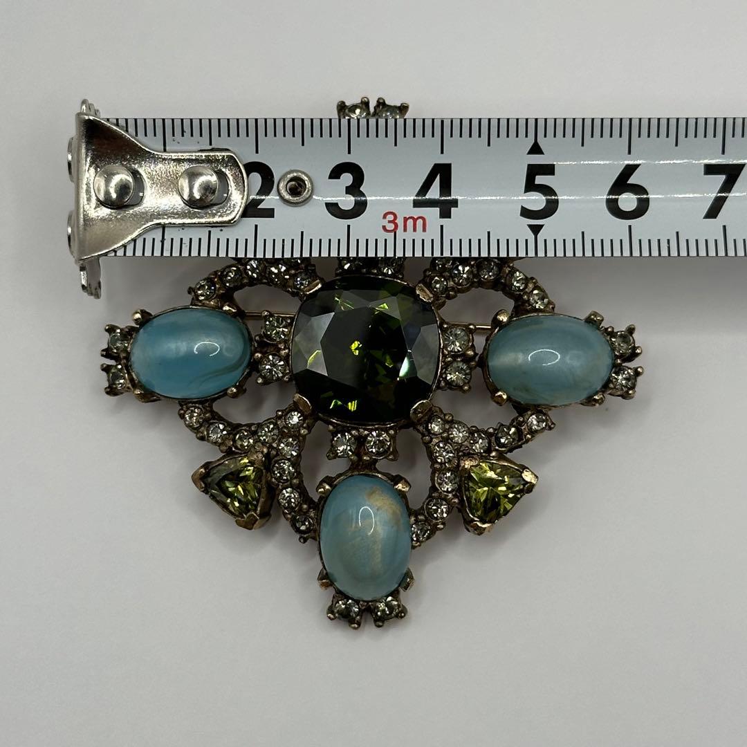 【希少】CINER サイナー ブローチ カラーストーン ラインストーン