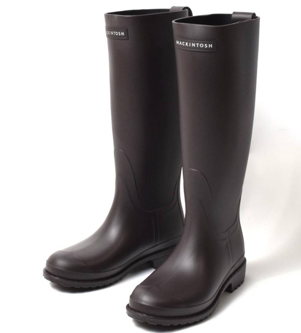 未使用 マッキントッシュ WISTON レインブーツ 36 長靴 ブラウン