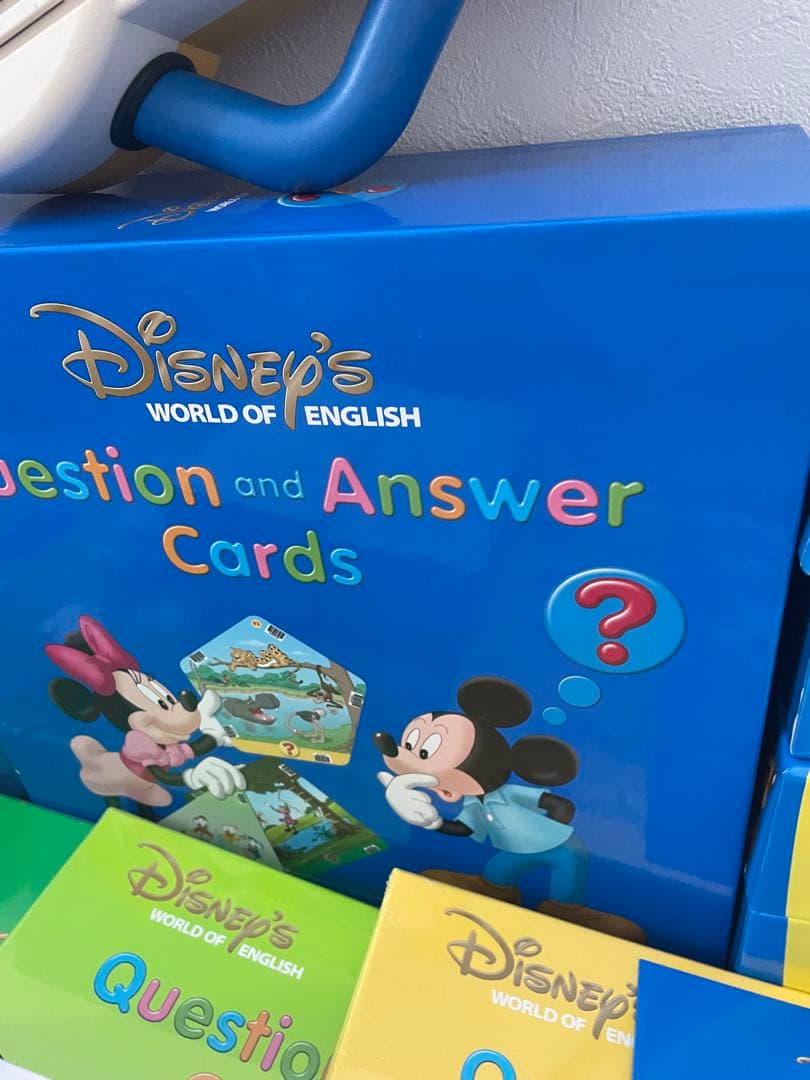 DWE ディズニー英語システム　トークアロング　Q&Aカードセット 美品　617