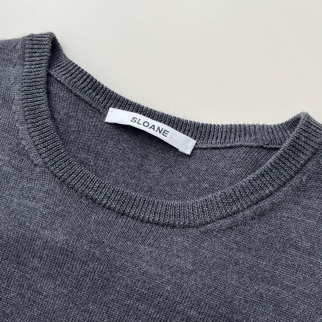 SLOANE mi-mollet別注　クルーネックセーター