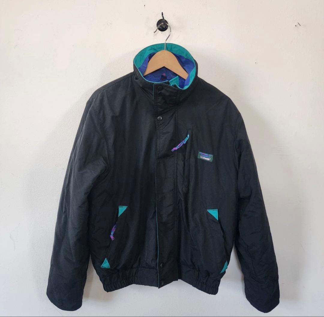 オ*ガ様 L.L.Bean ブラックナイロンジャケット