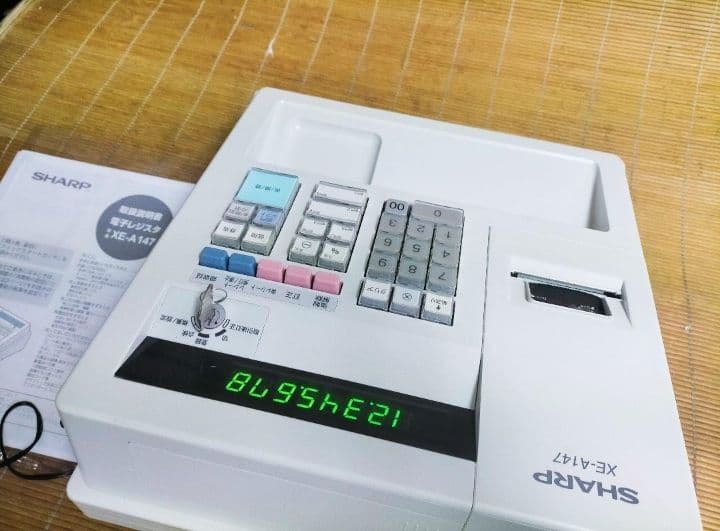 美品シャープレジスター　XE-A147　PC連携　630044