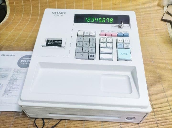 美品シャープレジスター　XE-A147　PC連携　630044