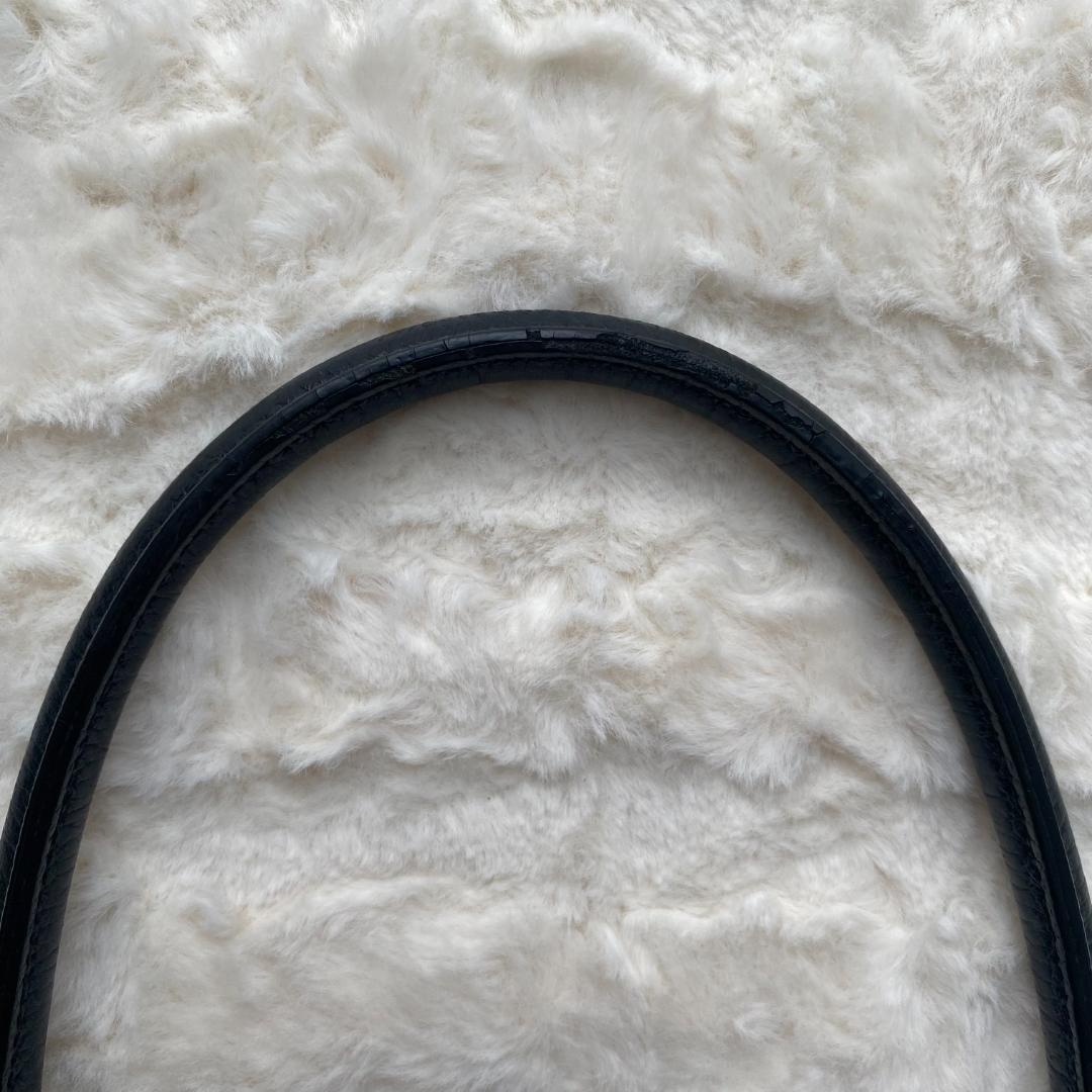 CIMABUE 大容量トートバッグ A4 シボ革 黒 ゴールド金具 メンズ