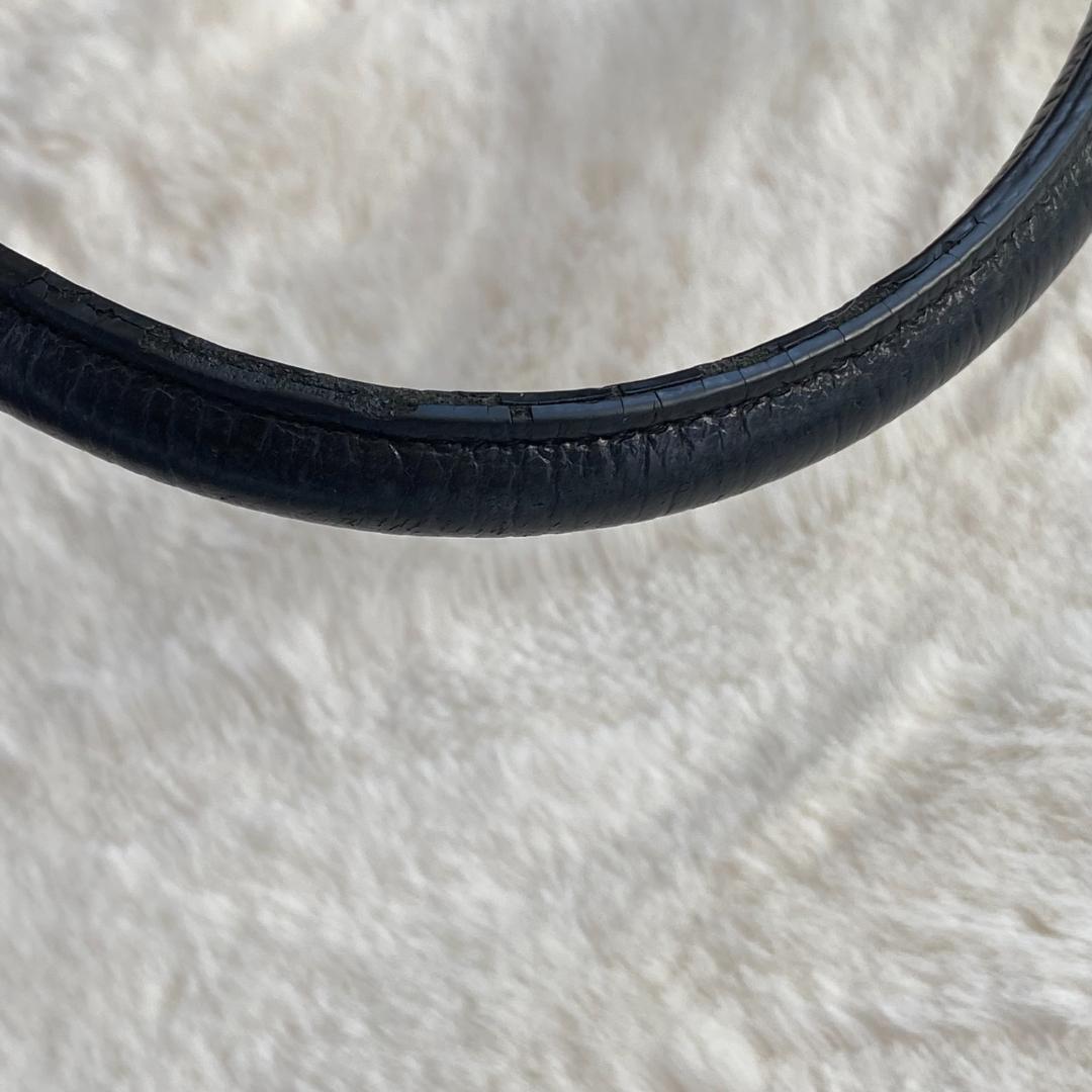 CIMABUE 大容量トートバッグ A4 シボ革 黒 ゴールド金具 メンズ