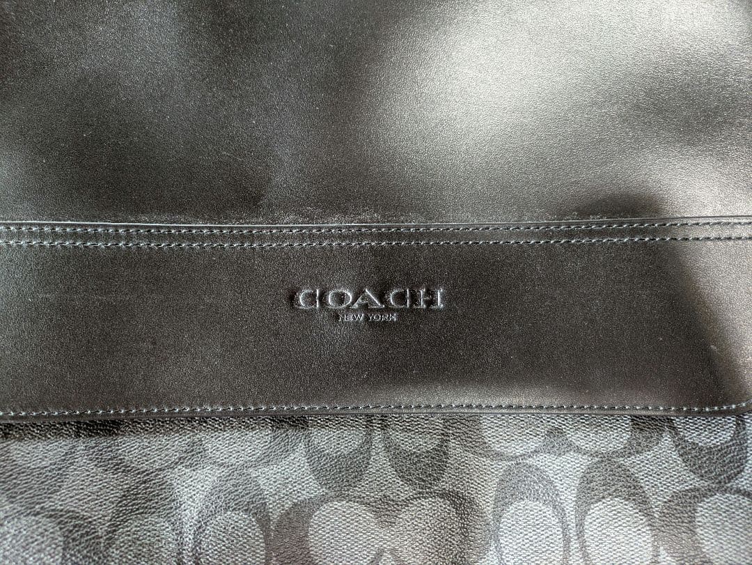 v*5様 COACH HDVOD ブラック ショルダーバッグ