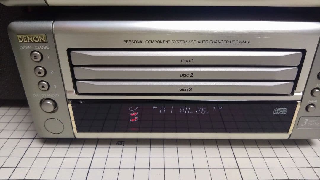 DENON UD-M10 MD カセット スピーカー セット ミニコンポ