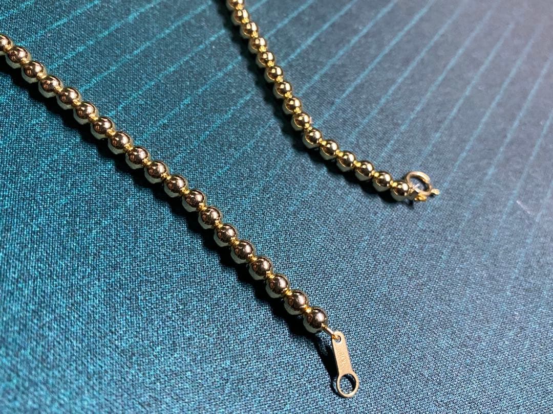 金 ヴェルメイユ ネックレス (k18留め具