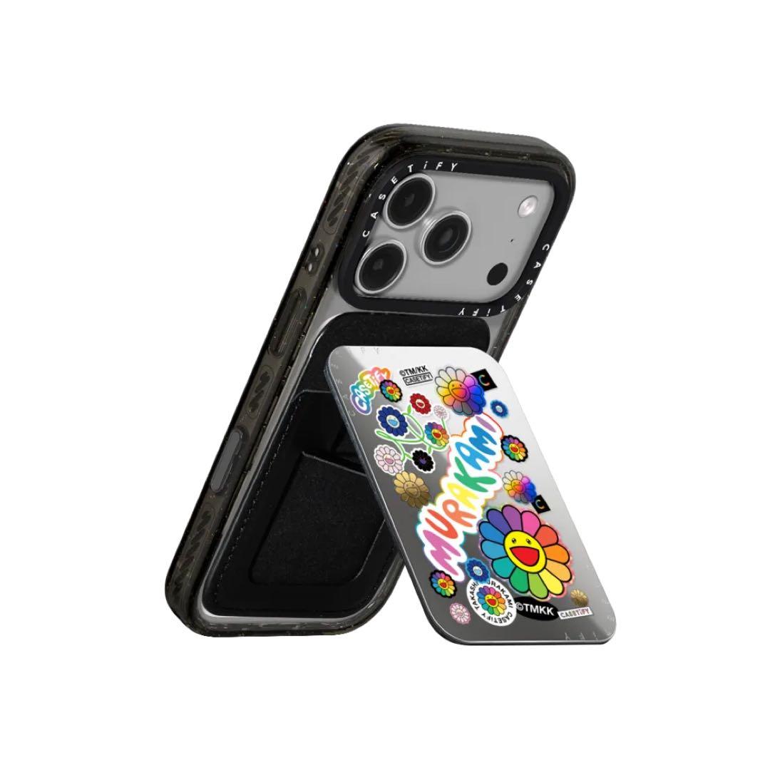 CASETiFY 村上隆 フラワーステッカーマニア カードホルダースタンド