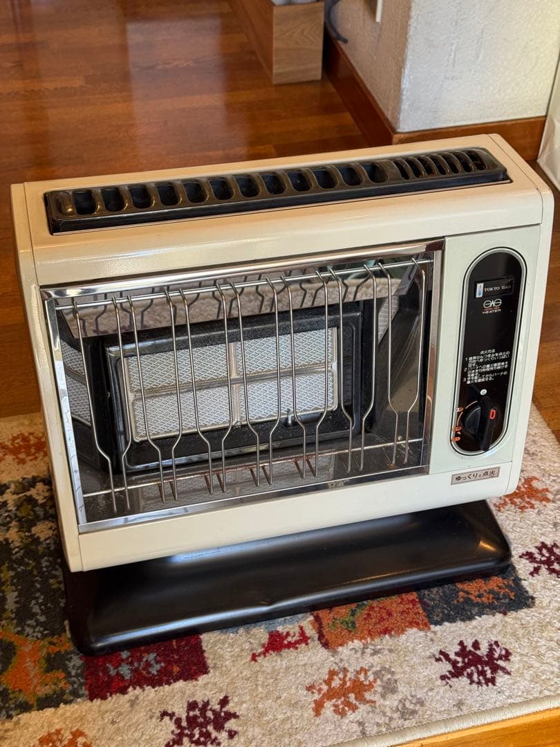 リンナイ　ガスストーブ　昭和レトロ　都市ガス