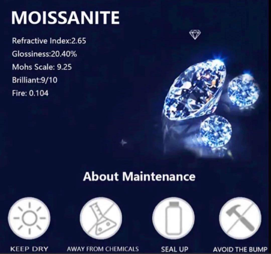 【話題独占】10ctモアサナイト×S925 テニスチェーンブレスレット／証明書付