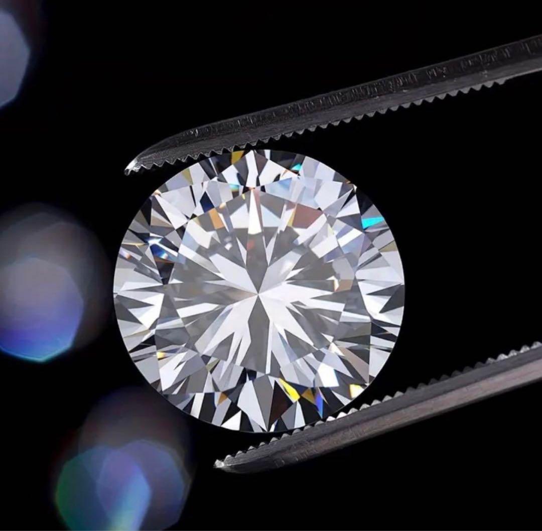 【話題独占】10ctモアサナイト×S925 テニスチェーンブレスレット／証明書付