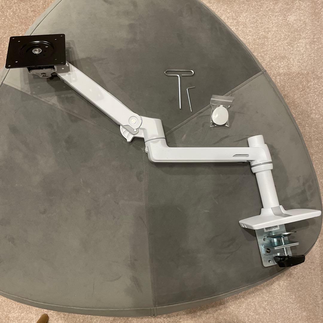 エルゴトロンLX モニターアーム デスクマウント ホワイト