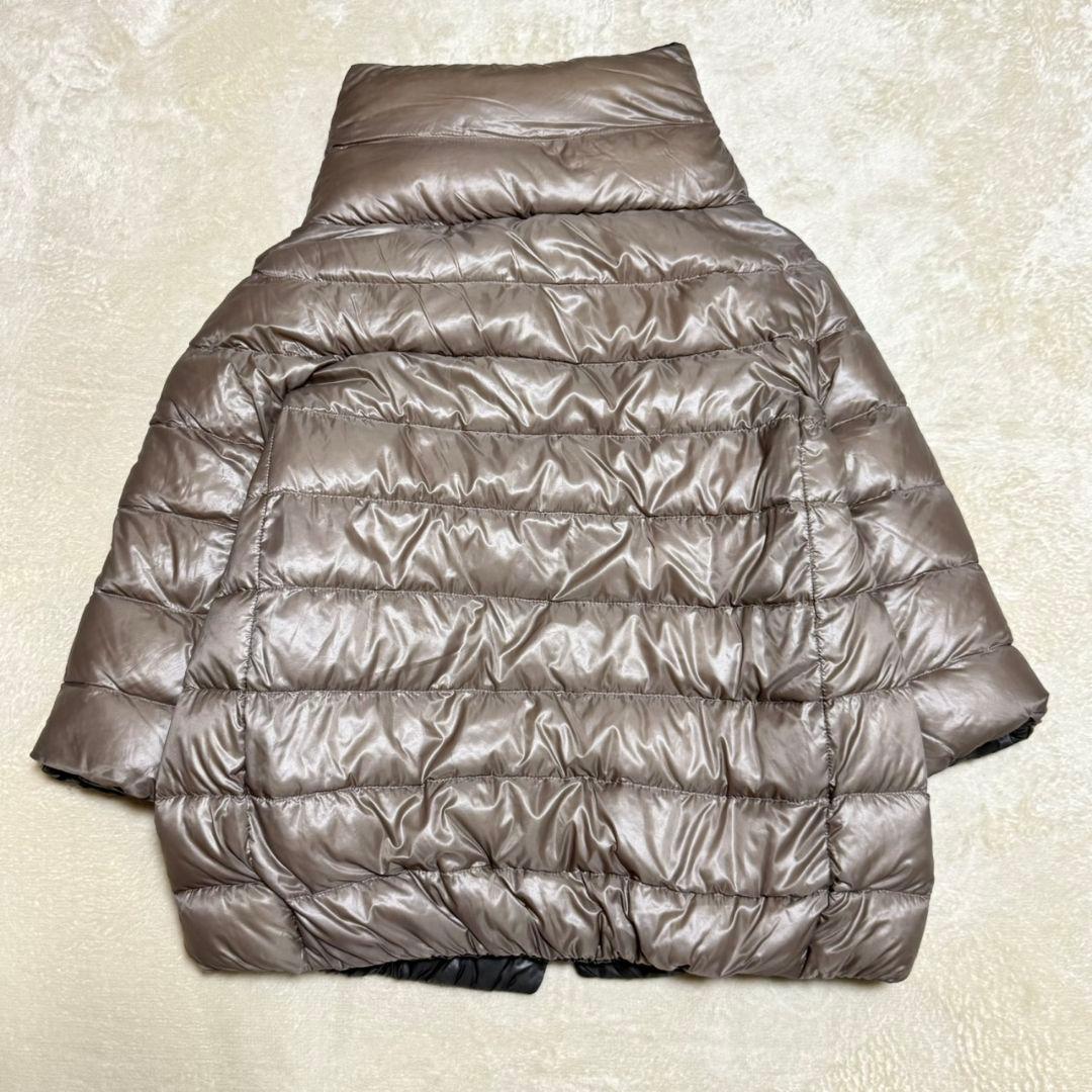 ヘルノ ハイネック リバーシブル ダウンジャケット 38