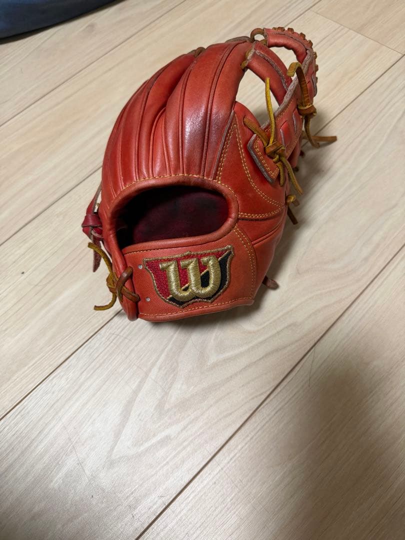 Wilson 硬式グローブ オレンジ