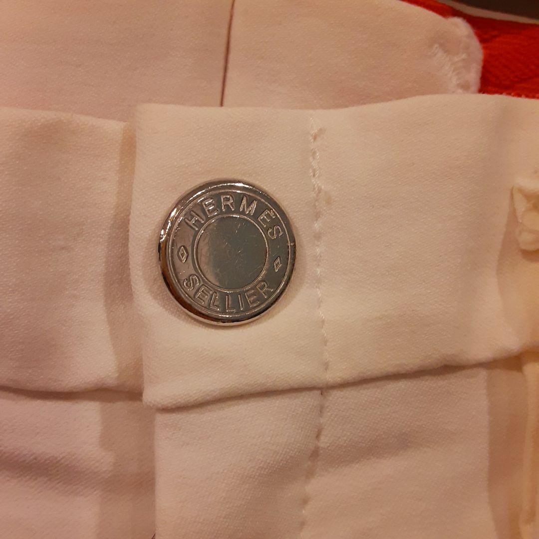 コレクション HERMES エルメス パンツ デニム ホワイト レディース