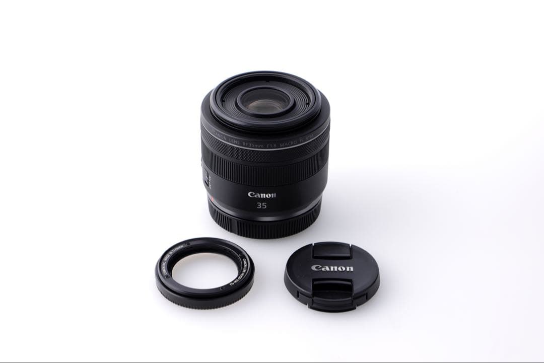 [美品/フード付き]Canon RF35mm F1.8 MACRO IS STM