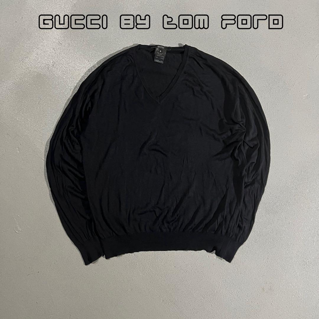 トップス GUCCI by TOM FORD silk knit sweater