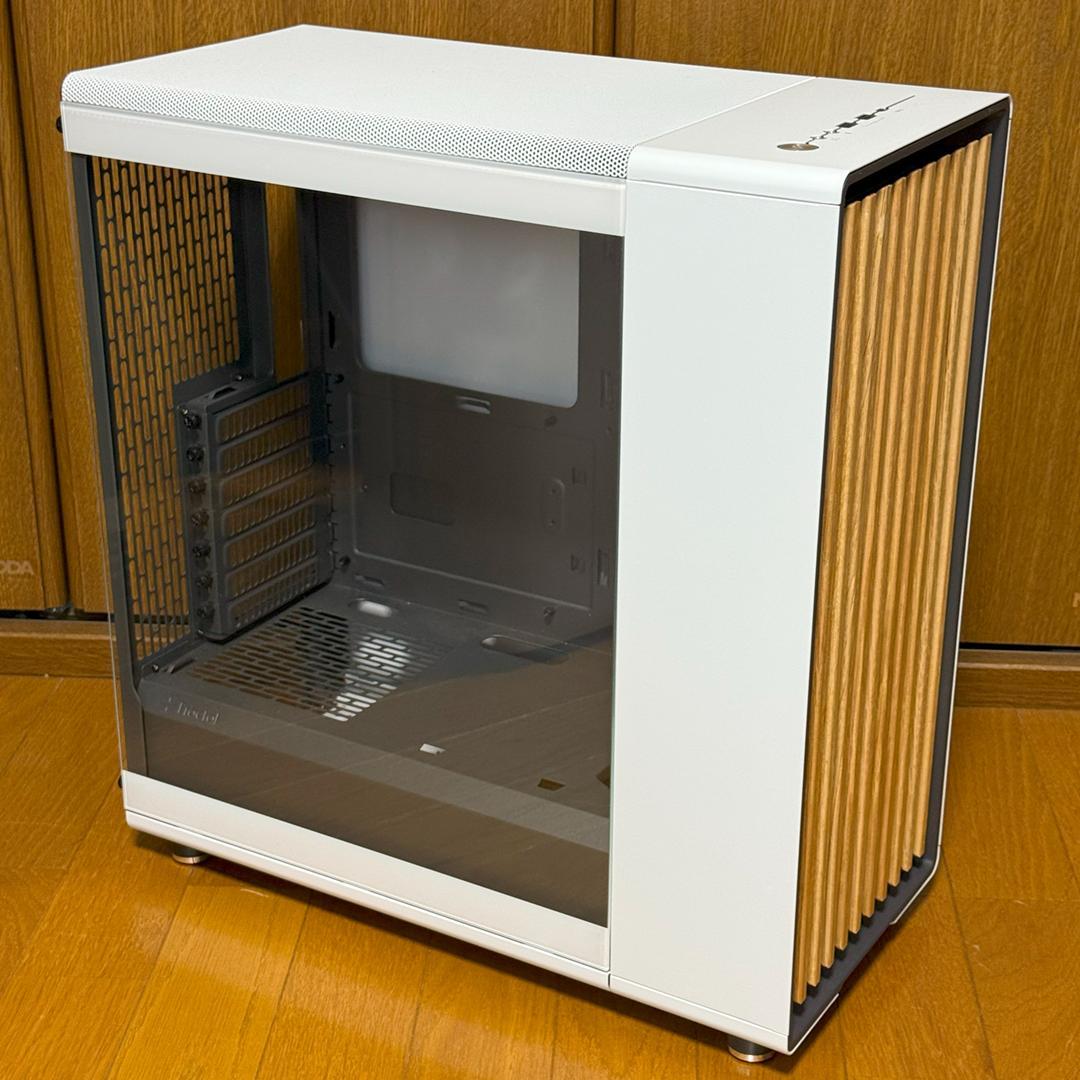 PCケース(自作PC用) Fractal Design North Chalk White TG
