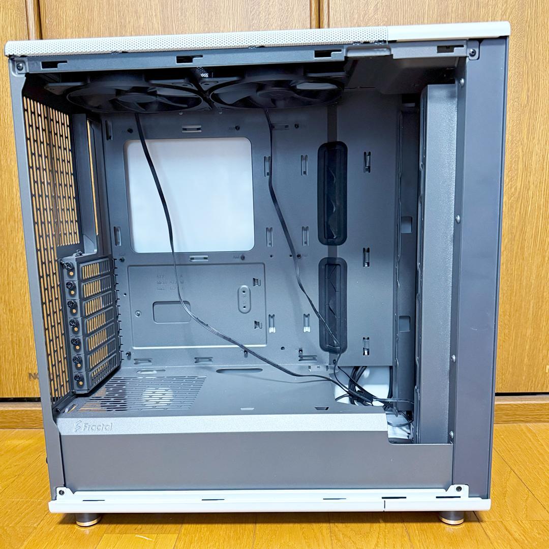 PCケース(自作PC用) Fractal Design North Chalk White TG