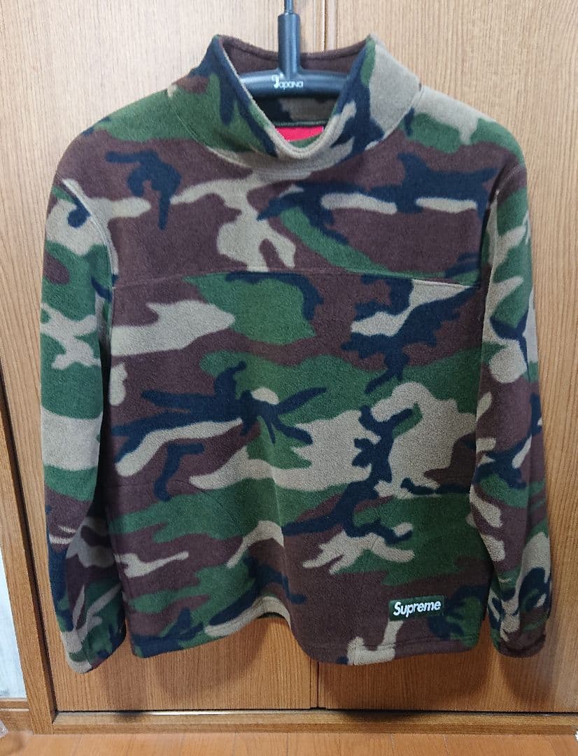 supremeの POLARTEC モックネック フリース