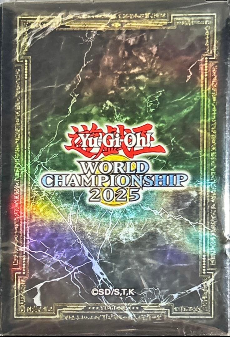 WCS2025 パリ デュエルセットのスリーブ黒 未開封