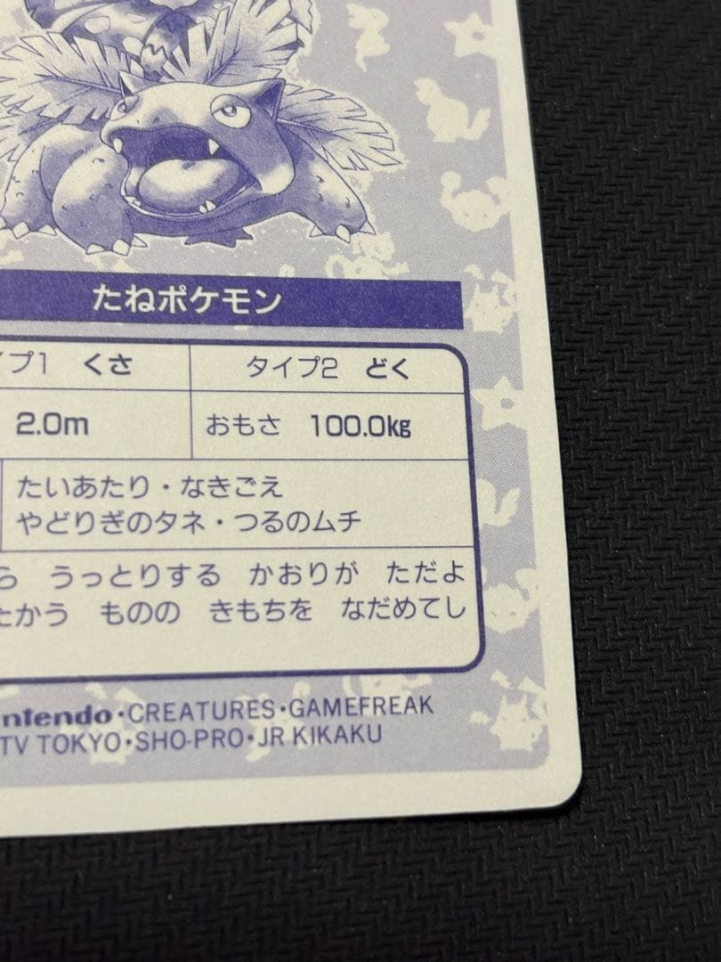 フシギバナ　トップサン　トップ　キラ　ポケモンカード シール　カードダス