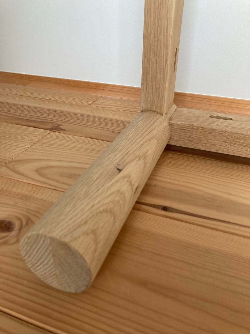 無垢　オーク材　テーブル脚