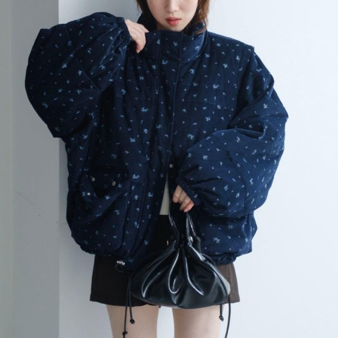 Kastane コーデュロイ中綿ミドルジャケット