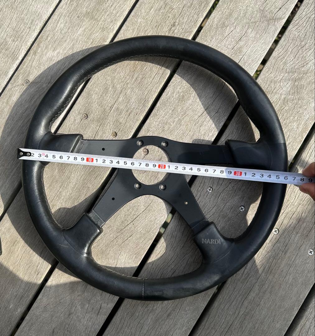 NARDI GARA4 TYPE4 365mm ブラックレザー