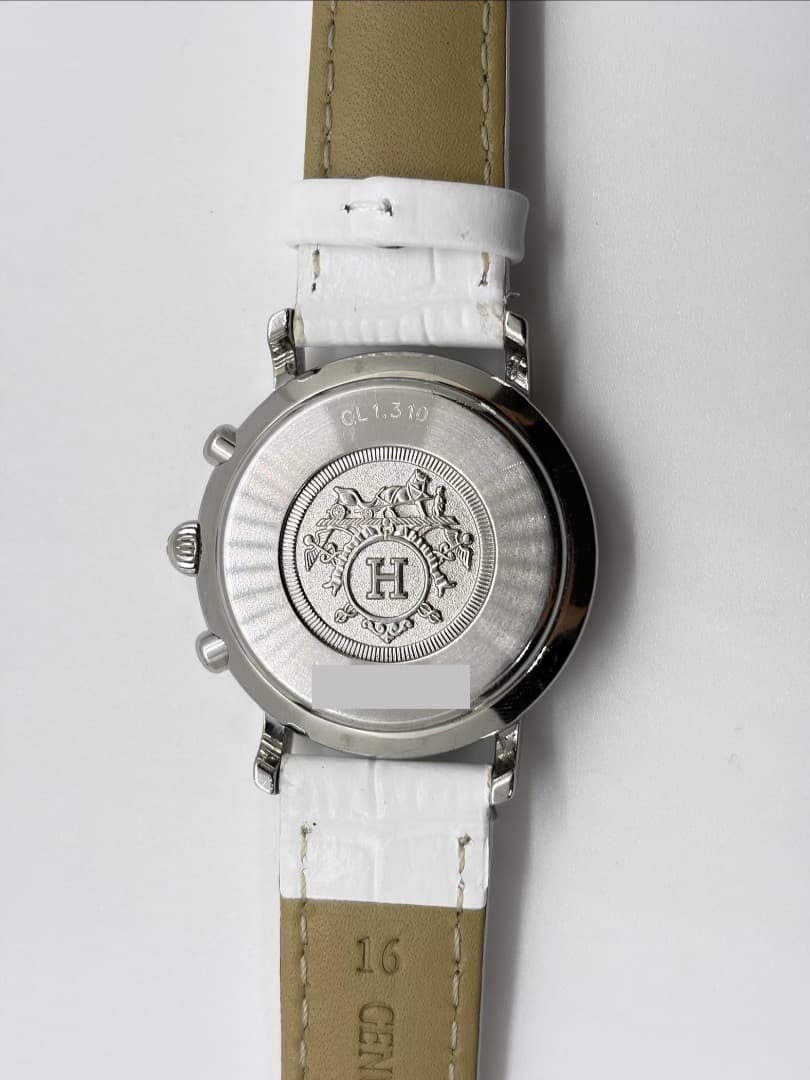 【新品ベルト・電池】エルメス クリッパー クロノグラフ CL1.310 クォーツ