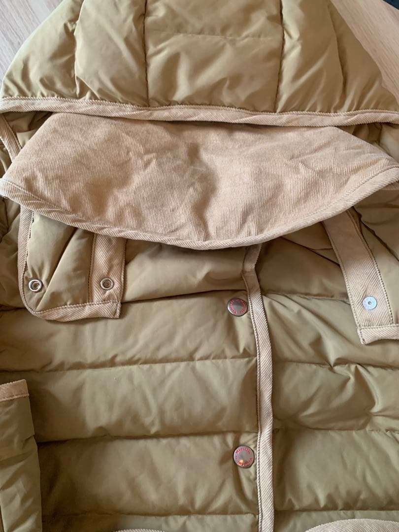 Vincent et Mireille ベージュ ロングダウンジャケット
