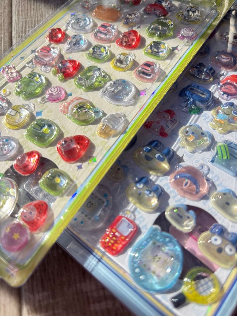 野*品様 【国内正規品】たまごっち ボンボンドロップシール 4種　8枚　本日発送