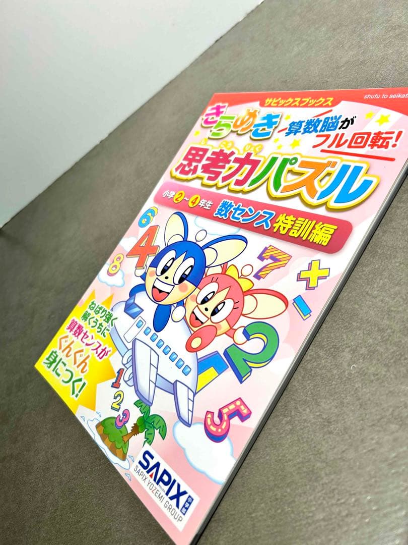 SAPIX サピックス きらめき算数脳 思考力パズル 入門 特訓編 小学生