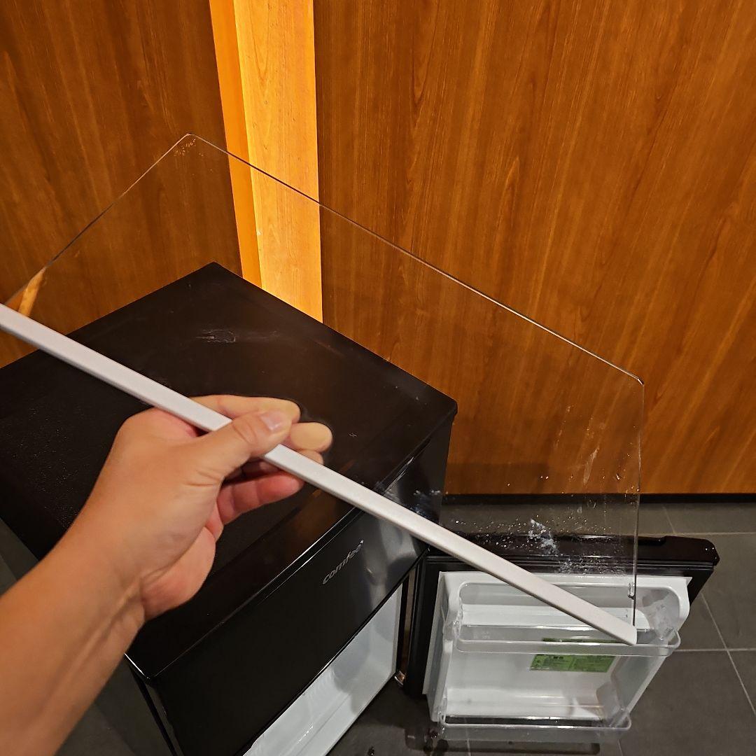 東京23区のみ送料無料！comfee 二段式冷蔵庫 黒