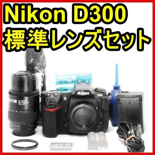 Nikon D300⭐️初心者おすすめ標準レンズセット⭐️付属品充実⭐️連射機能搭載