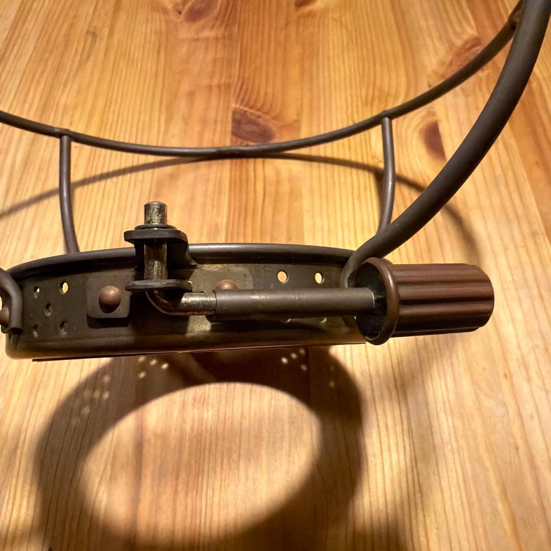 日本船燈 ニッセン石油ストーブ(ゴールドフレーム)IS-3用ほや受(下側わく金)