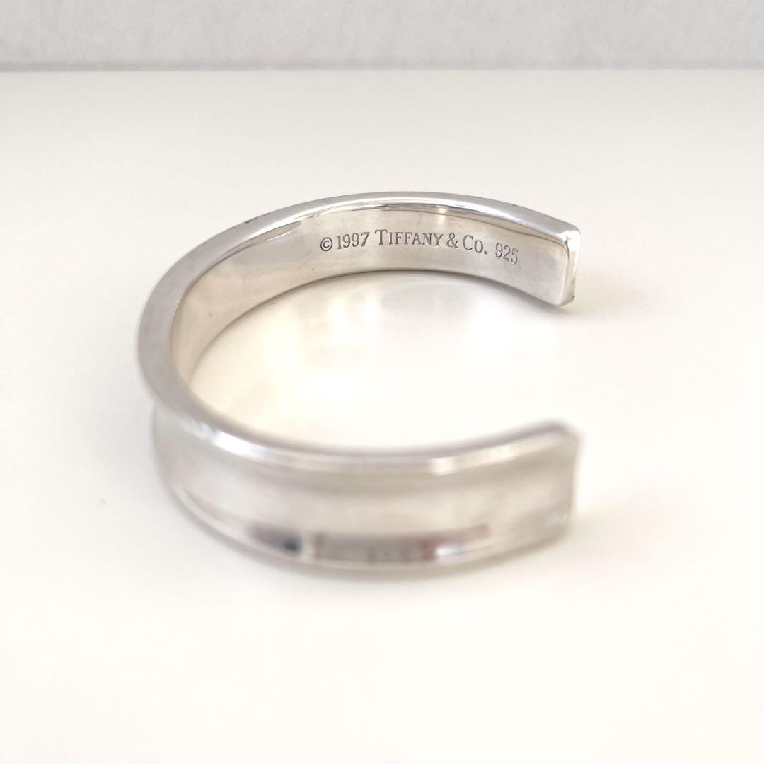 Tiffany ティファニー ナロー カフ ワイド バングル SV925