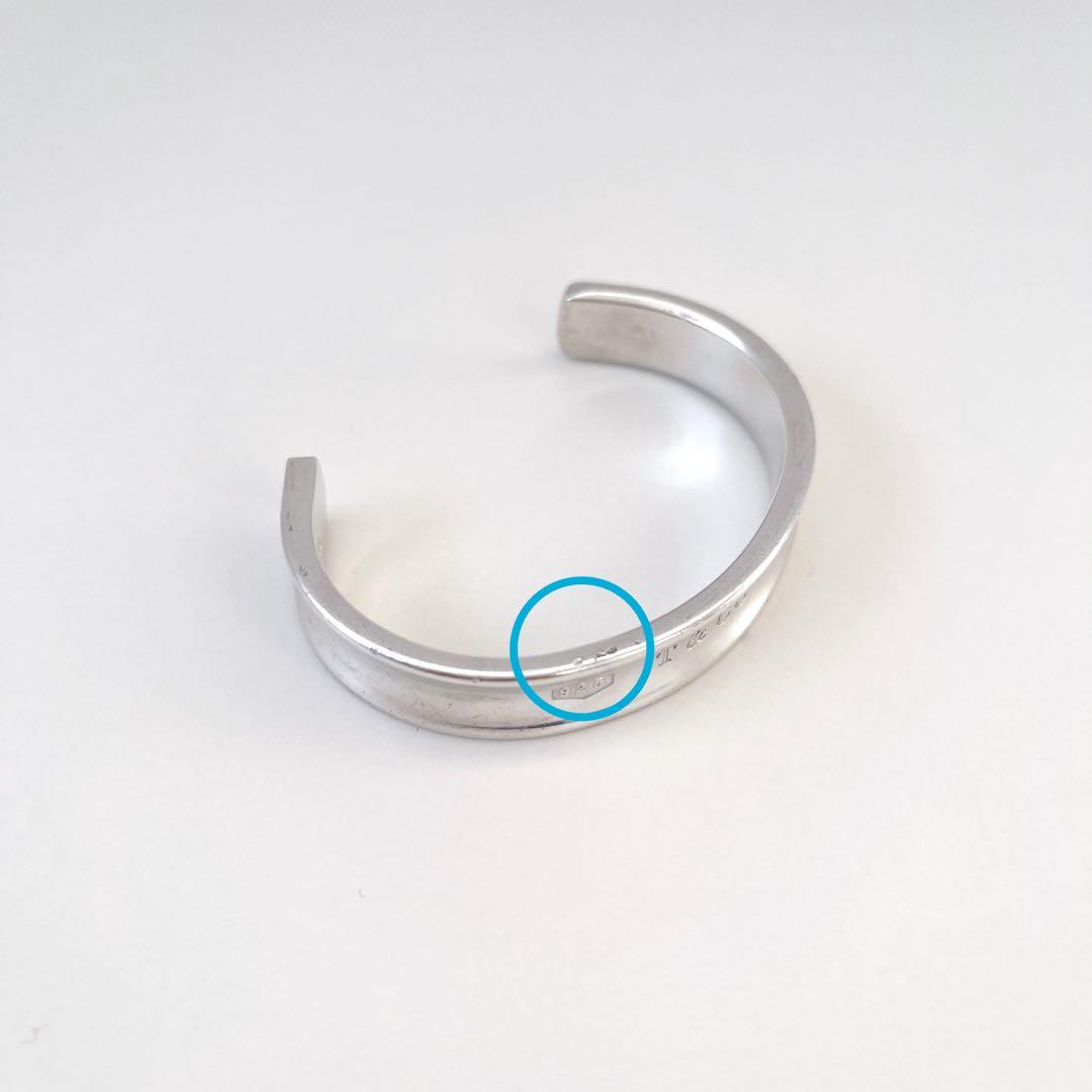 Tiffany ティファニー ナロー カフ ワイド バングル SV925