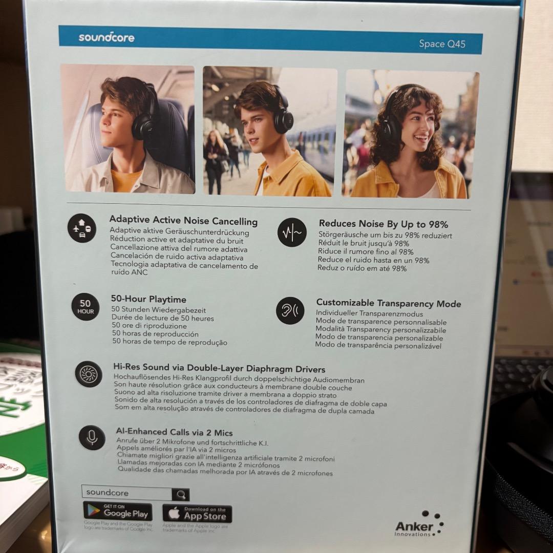 Anker Soundcore Space Q45 ワイヤレスヘッドホン