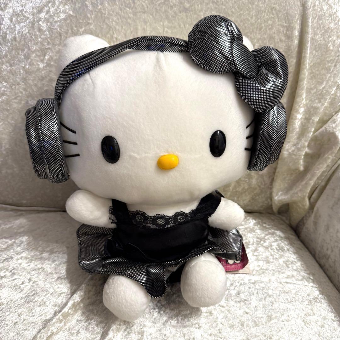 タグ付き　DJ ハローキティ　キラキラ　BIGぬいぐるみ　平成レトロ　2011