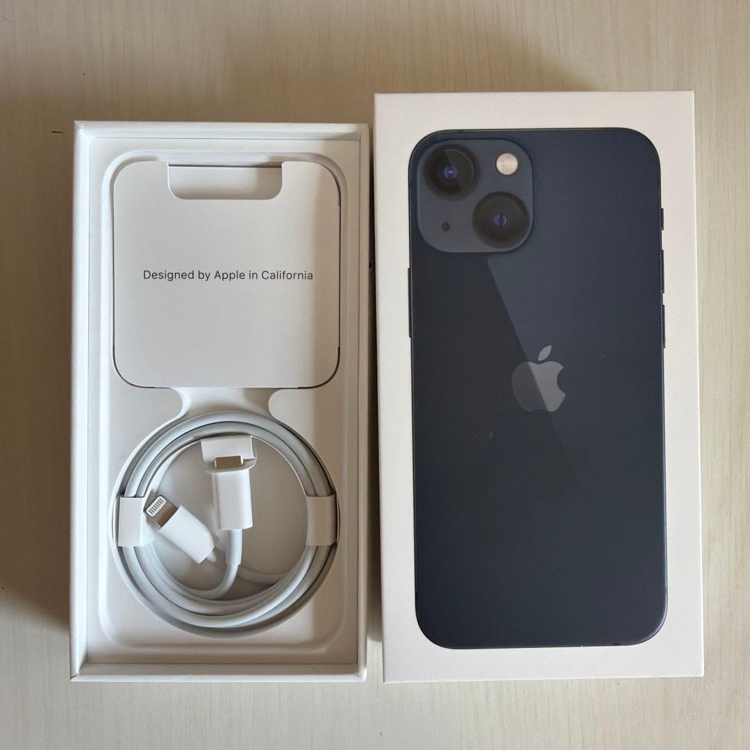 iPhone 13 mini 256GBミッドナイト 本体 + iFaceケース