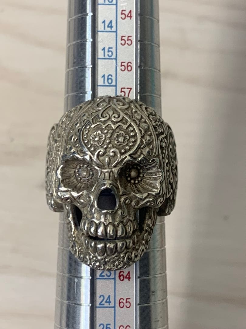 メキシカン　スカル　19号　silver 925 リング